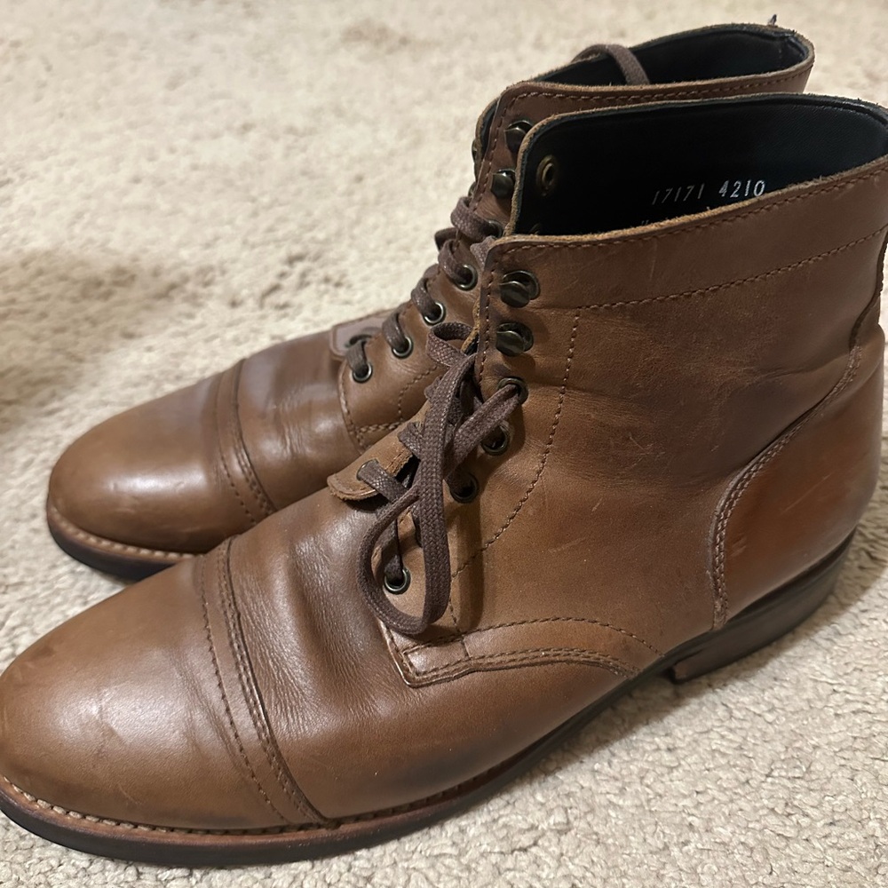 Thursday Captain Boots in Natural CXL